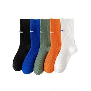 Calcetines de vestir grises para hombre Uso diario colorido